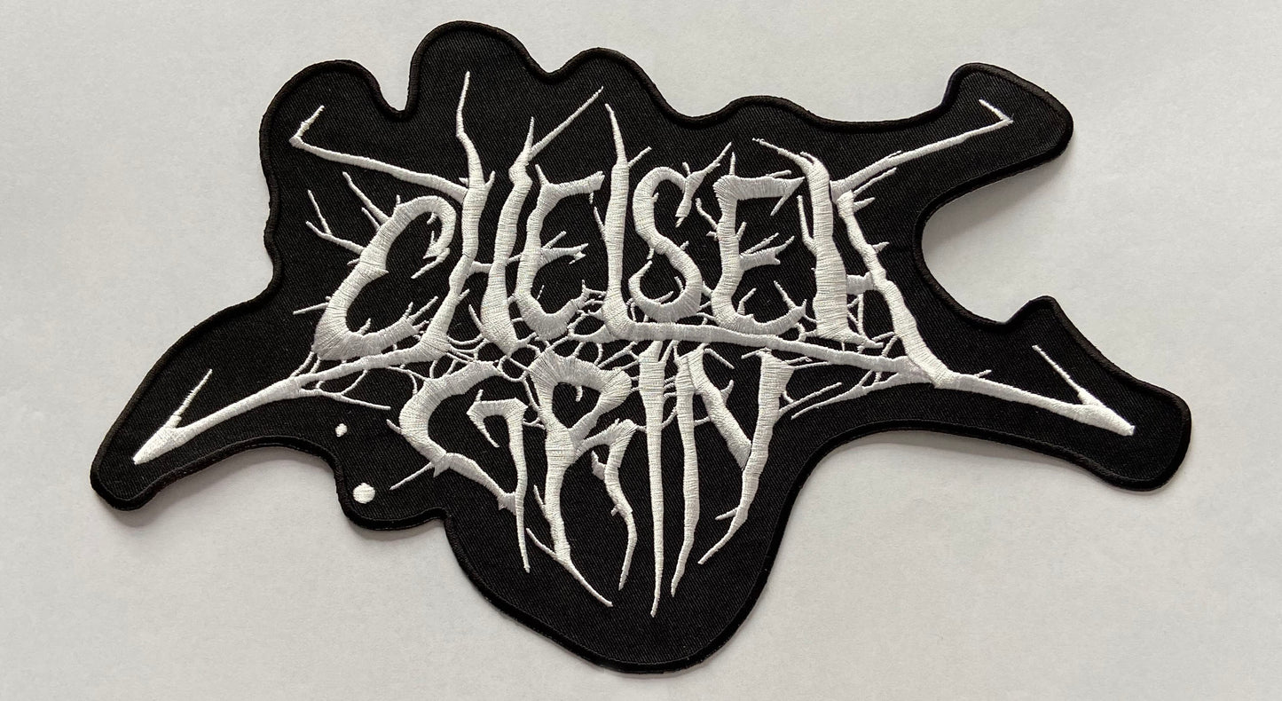 12" Back Patch (White or Red)