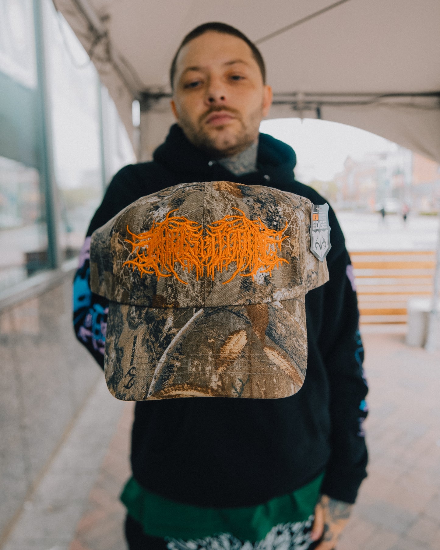 Realtree Camo Hat - New Logo (choose your logo color!)