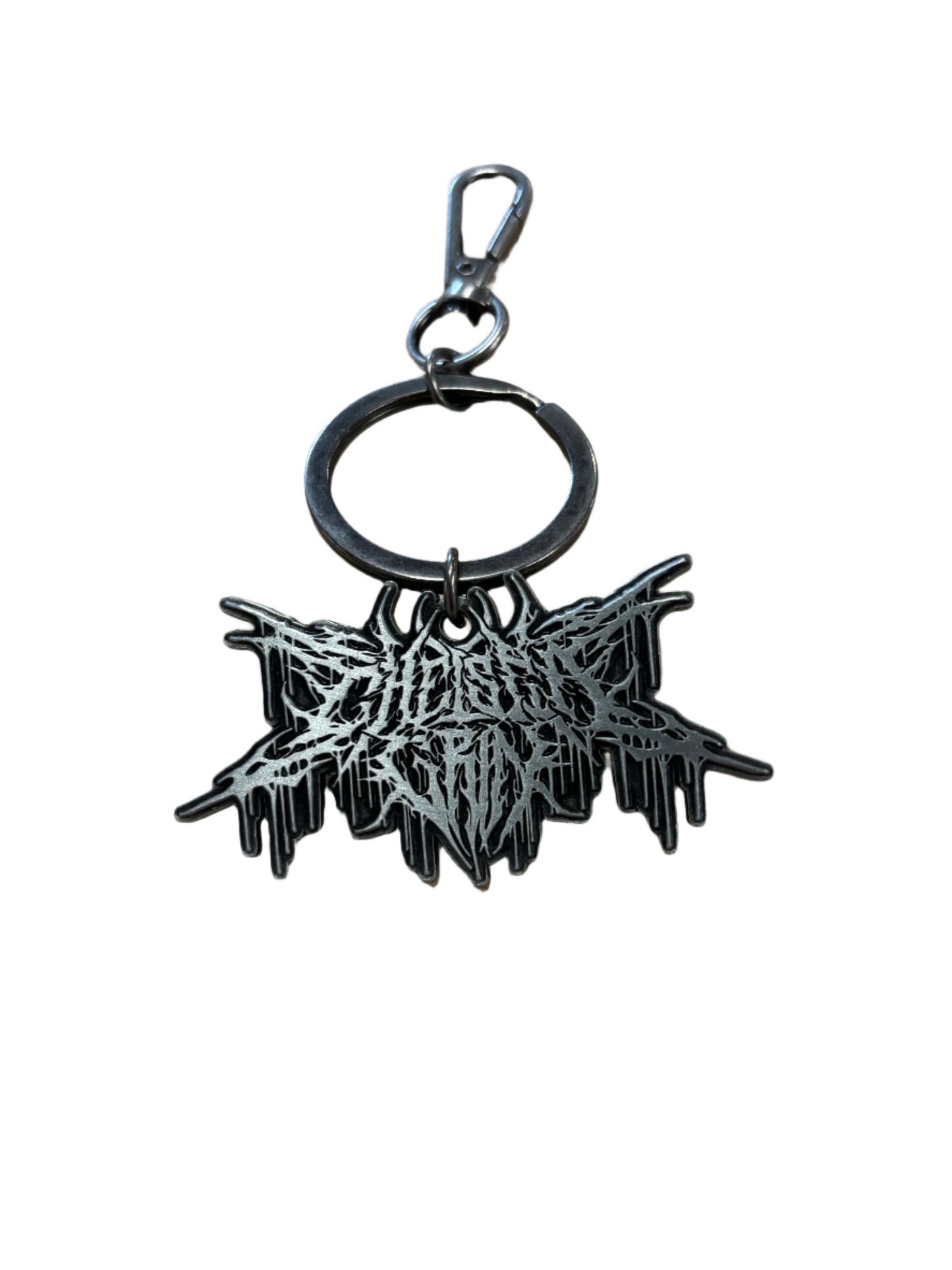 Die-Cut Metal Keychain